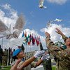 United Nations Interim Force in Lebanon (UNIFIL) marks the 32nd International Day of Peace with a ceremony at its headquarters in Naquora.