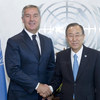 Secretary-General Ban Ki-moon meets with Prime Minister  Milo Dukanoviƒá of Montenegro.