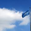 Le drapeau des Nations Unies au siège de l’ONU, à New York. La Journée des Nations Unies est célébrée chaque année le 24 octobre, jour anniversaire de l'entrée en vigueur de la Charte des Nations Unies en 1945.