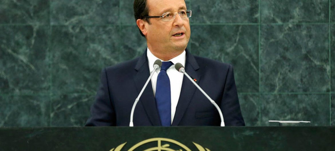 President Francois Hollande of France.