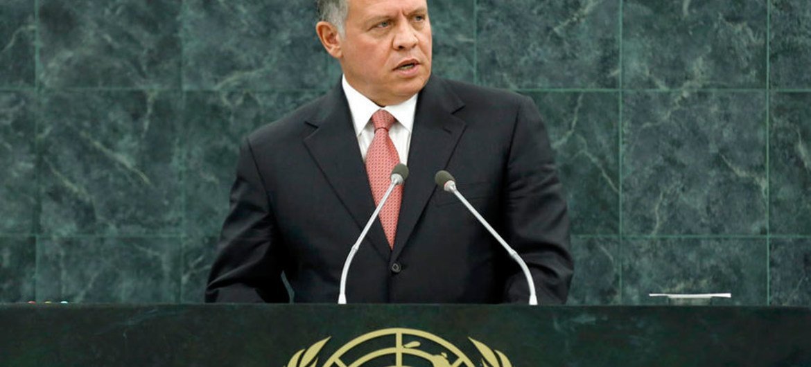King Abdullah II of Jordan.
