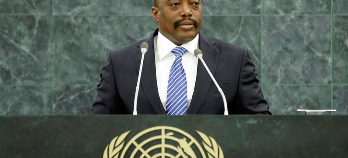 刚果民主共和国总统卡比拉。 联合国资料图片/Ryan Brown