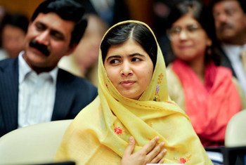 Malala Yousafzai attends the Delivering on the Global Education Promise special event at UN Headquarters.