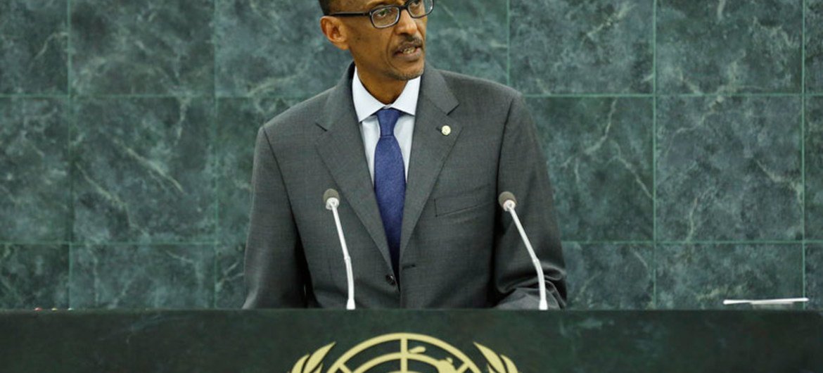 Paul Kagame, President of the Republic of Rwanda.