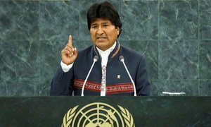 Evo Morales Ayma, President of Bolivia.