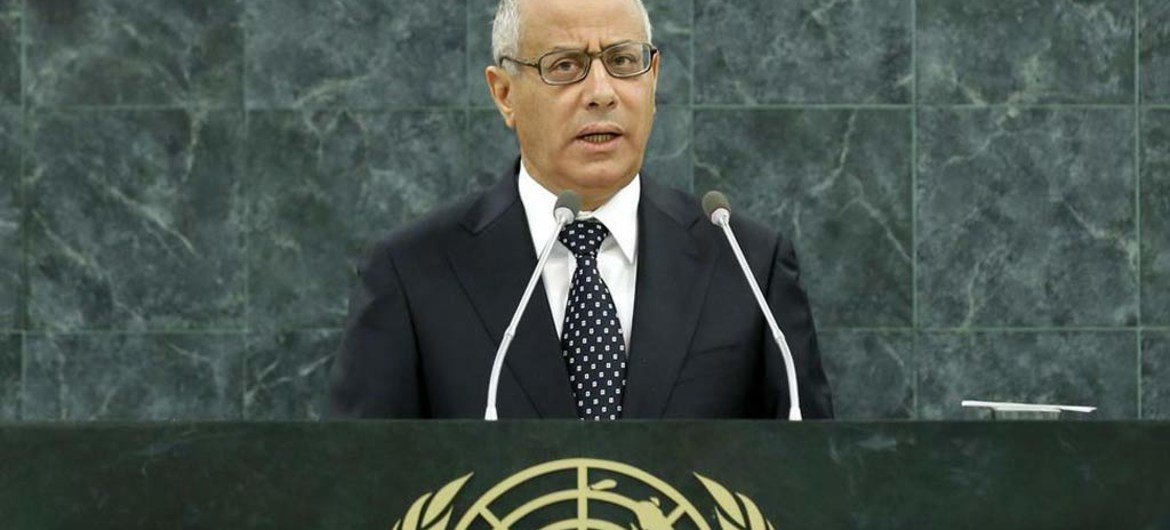 Prime Minister Ali Zeidan of Libya.