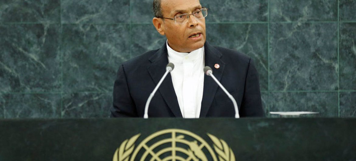 Mohamed Moncef Marzouki, President of the Republic of Tunisia.