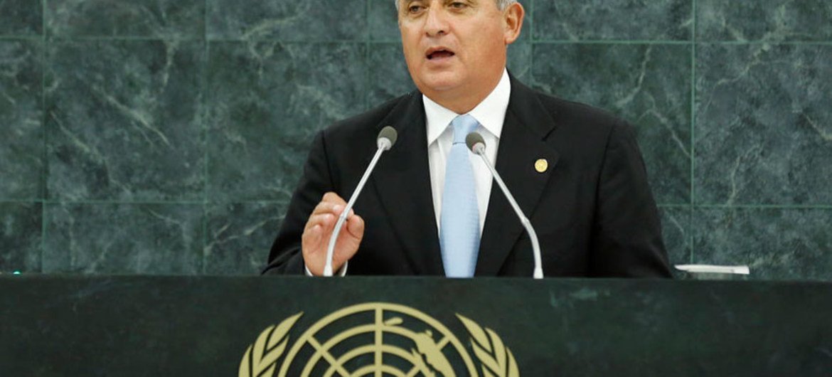 Otto Pérez Molina, ex presidente de Guatemala. Foto de archivo: ONU/Evan Schneider