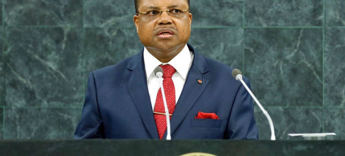 Nicolas Tiangaye, Prime Minister of the Central African Republic.