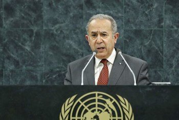 Le Ministre des affaires étrangères de l’Algérie, Ramtane Lamamra.