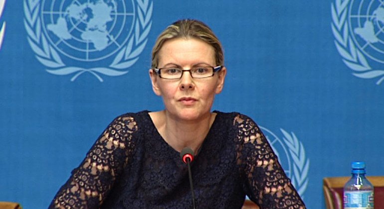 Une porte-parole du Haut Commissariat des Nations Unies pour les réfugiés, Cécile Pouilly. 