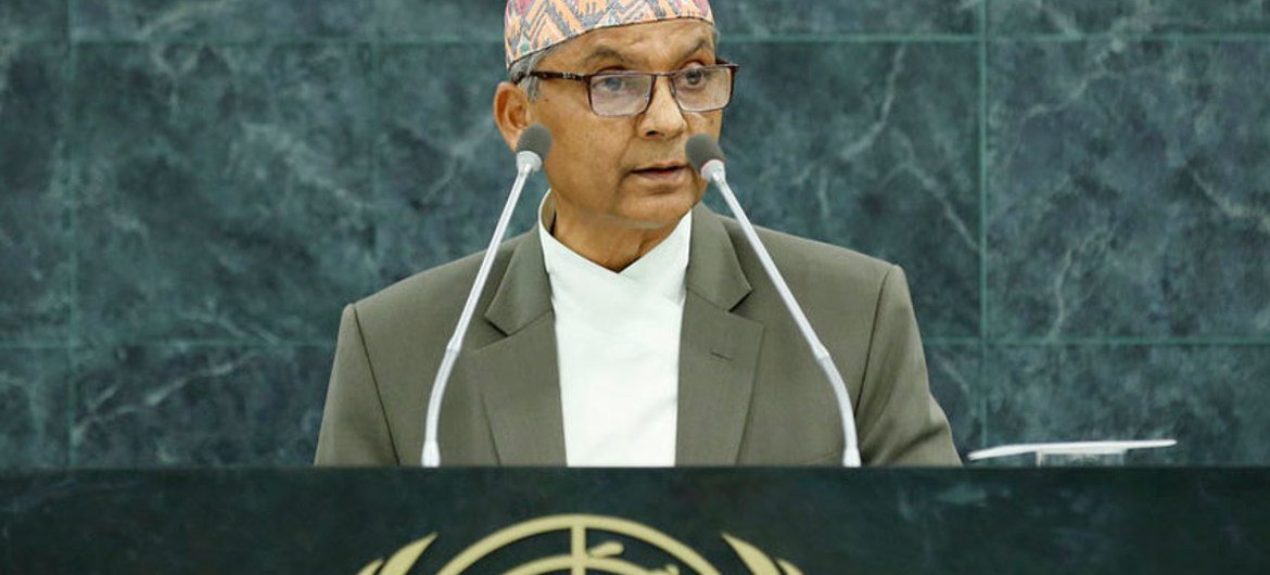 Khil Raj Regmi, Chairman of the Council of Ministers of the Federal Democratic Republic of Nepal.