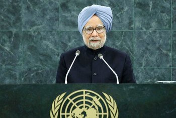 Le Premier Ministre de l'Inde, Manmohan Singh.