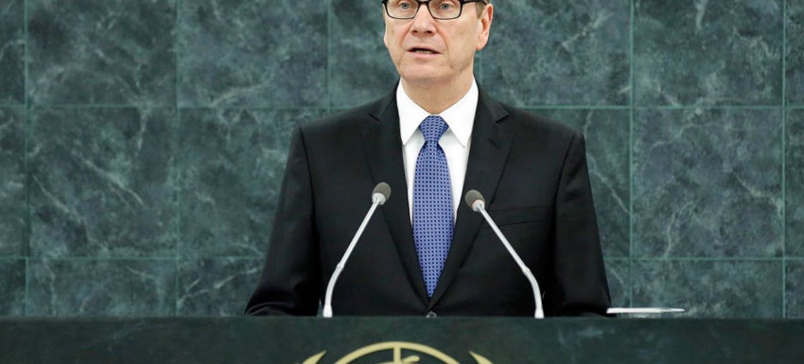 Le Ministre des affaires étrangères de l’Allemagne, Guido Westerwelle.
