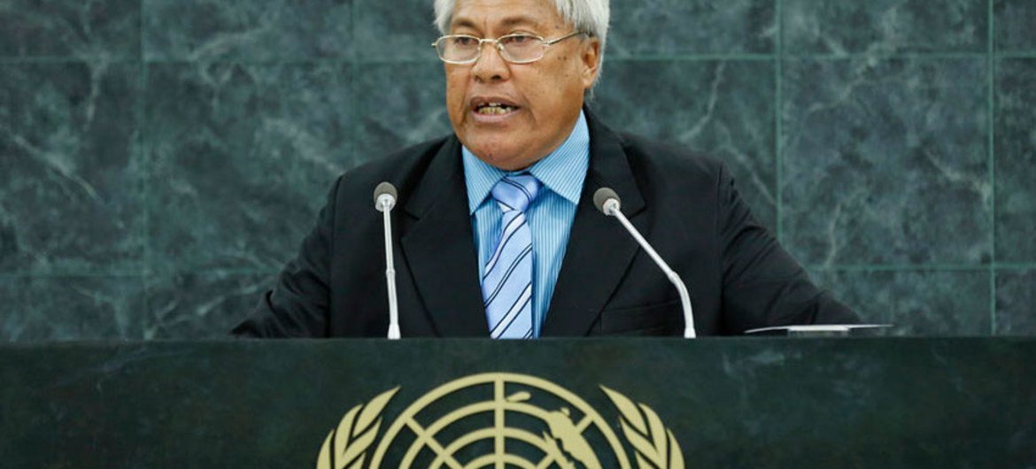 Vete Sakaio, Deputy Prime Minister of Tuvalu.