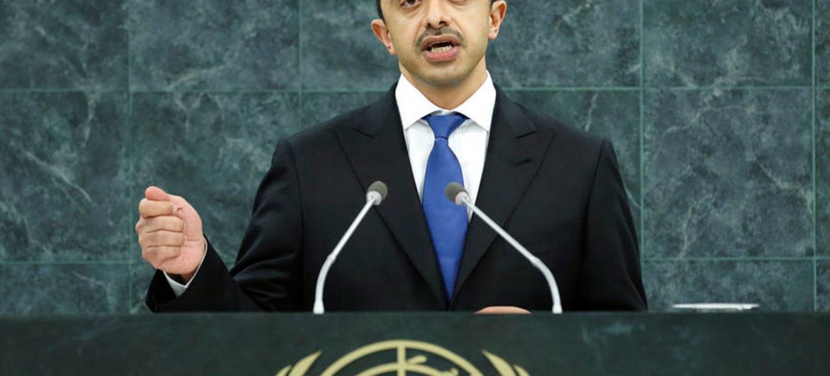 Sheikh Abdullah Bin Zayed Al Nahyan, Minister of Foreign Affairs of the United Arab Emirates.