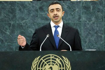 Sheikh Abdullah Bin Zayed Al Nahyan, Minister of Foreign Affairs of the United Arab Emirates.