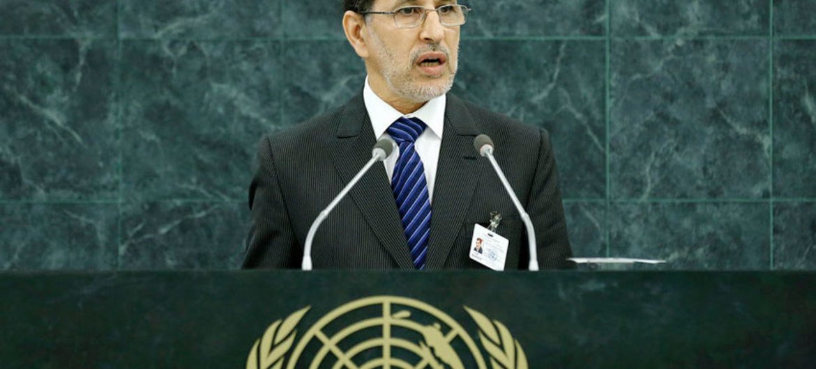 Le Ministre des affaires étrangères et de la coopération du Maroc, Saad Dine El-Otmani.