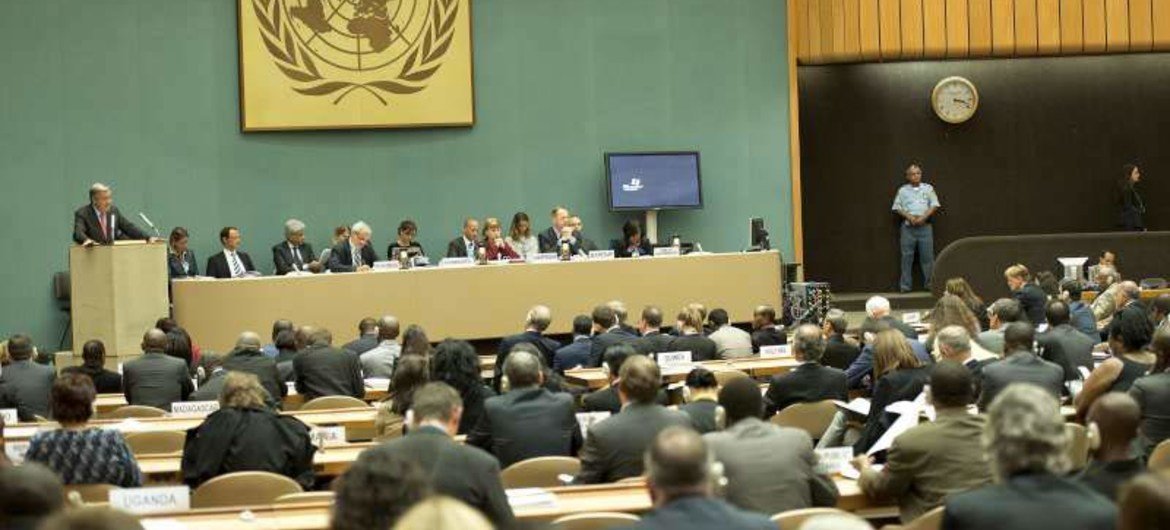 The formal opening of the 64th annual session of UNHCR's Executive Committee in Geneva.