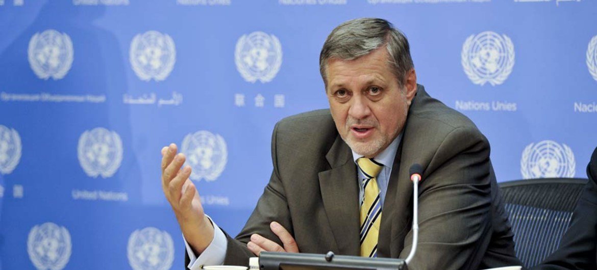 Le Représentant spécial des Nations Unies en Afghanistan, Ján Kubis.