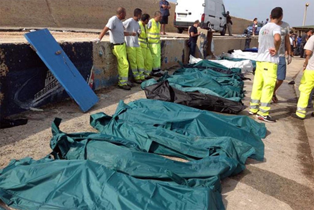 Plus de 200 personnes ont trouvé la mort dans la tragédie au large de Lampedusa en octobre 2013.