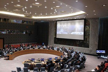 A wide view of the Security Council as it met to consider the situation in the Democratic Republic of the Congo (DRC).