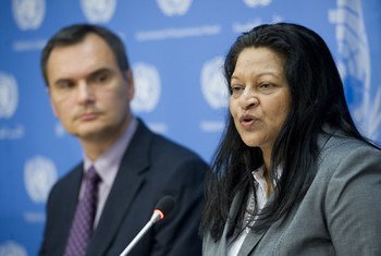 La Rapporteuse spéciale des Nations Unies sur la situation des droits de l'homme en Érythrée, Sheila B. Keetharuth.