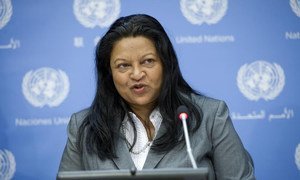 Special Rapporteur on the situation of human rights in Eritrea Sheila B. Keetharuth.