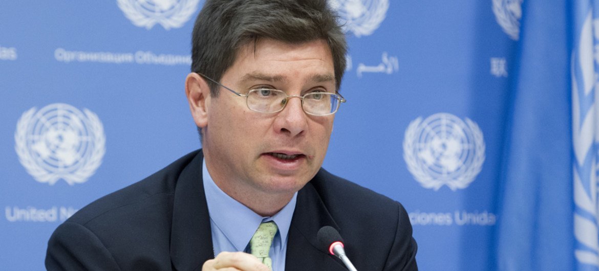 Le Rapporteur spécial sur les droits des migrants, François Crépeau. Photo ONU/JC McIlwaine