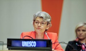 La Directrice générale de l'UNESCO, Irina Bokova.