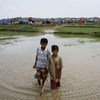 Des enfants déplacés dans l'Etat de Rakhine, au Myanmar.
