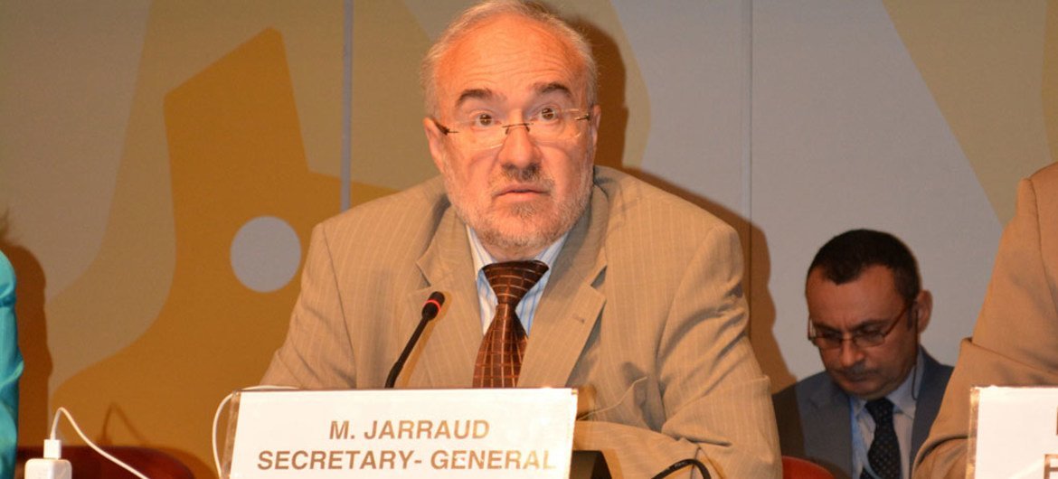 Secretario General saliente de la OMM, Michel Jarraud. Foto: OMM