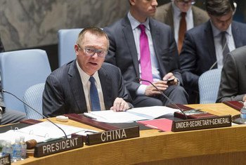 Le Secrétaire général adjoint aux affaires politiques de l’ONU, Jeffrey Feltman, au Conseil de sécurité.