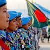 Female police officers of the UN Stabilization Mission in Haiti (MINUSTAH).