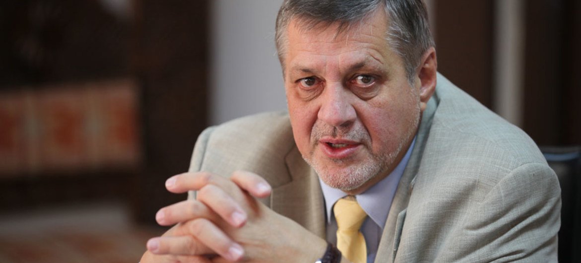 Special Representative and head of the UN Assistance Mission in Afghanistan (UNAMA), Ján Kubiš.
