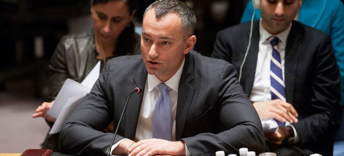 Nickolay Mladenov, Special Representative of the Secretary-General and Head of the UN  Mission for Iraq.