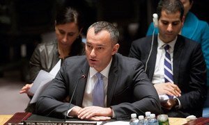 Le Représentant spécial du Secrétaire général pour l'Iraq, Nickolay Mladenov.