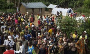 Des réfugiés centrafricains en République démocratique du Congo (RDC).