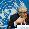 El representante conjunto de la ONU y la Liga Árabe para Siria, Lakhdar Brahimi  Foto:  Violaine Martin