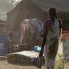 Civilians seeking refuge at the UNMISS Tomping compound in Juba, the capital of South Sudan.