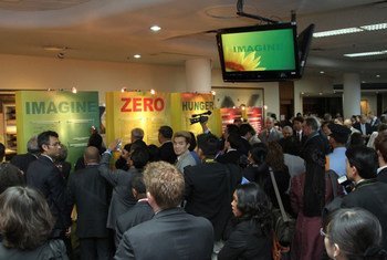 Launch of “Zero Hunger Challenge” Campaign with Jan Eliasson, Deputy Secretary-General of the United Nations.