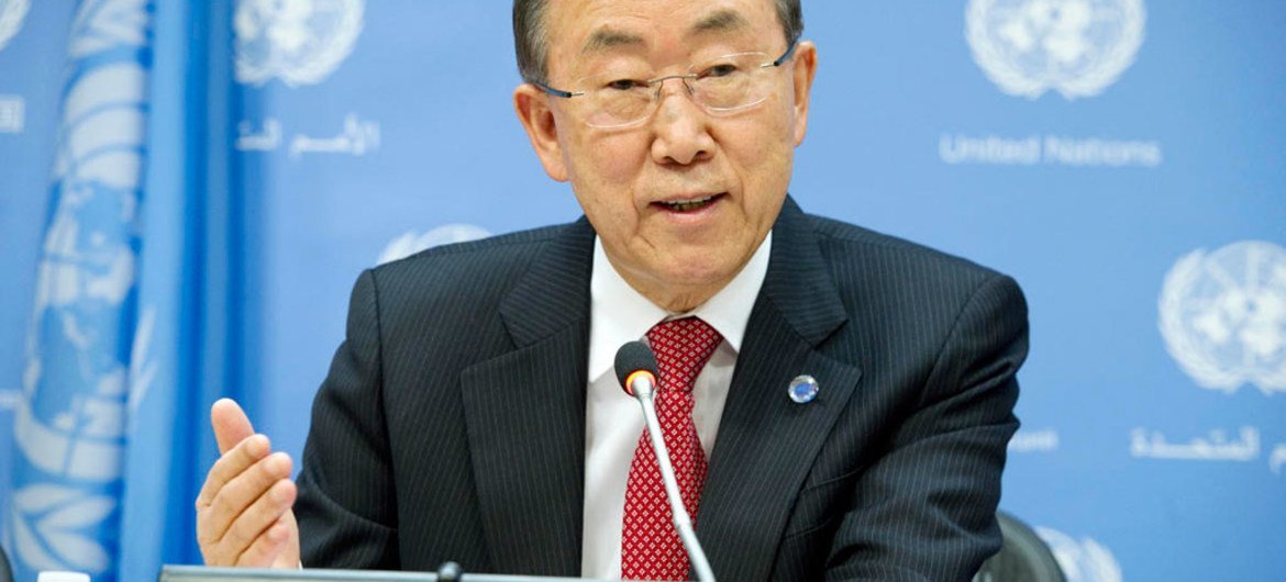 El Secretario General de la ONU, Ban Ki-moon  Foto:ONU/Eskinder Debebe