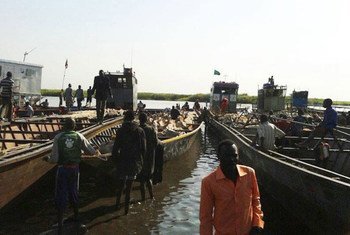 Continuous fighting around the Jonglei State capital Bor has driven an estimated 136,000 South Sudanese civilians across the River Nile into Awerial County in Lakes State.