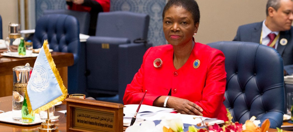 Under-Secretary-General for Humanitarian Affairs Valerie Amos.