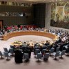 A wide view inside the Security Council as it meets on the situation in the Middle East.