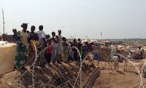 IDPs at Bangui Airport in the Central African Republic (CAR).
