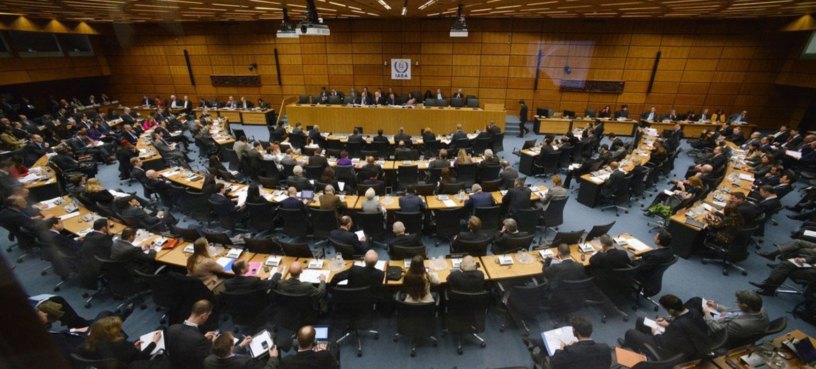 IAEA holds its Board of Governors meeting at its Headquarters in Vienna, Austria, 24 January 2014.