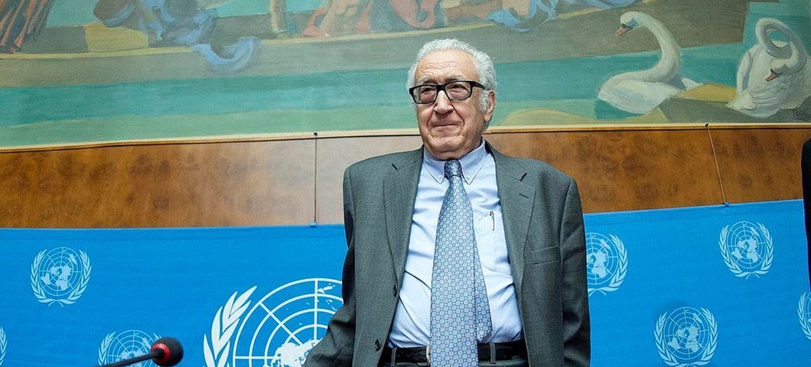 Joint Special Representative of the UN and the League of Arab States for Syria Lakhdar Brahimi.