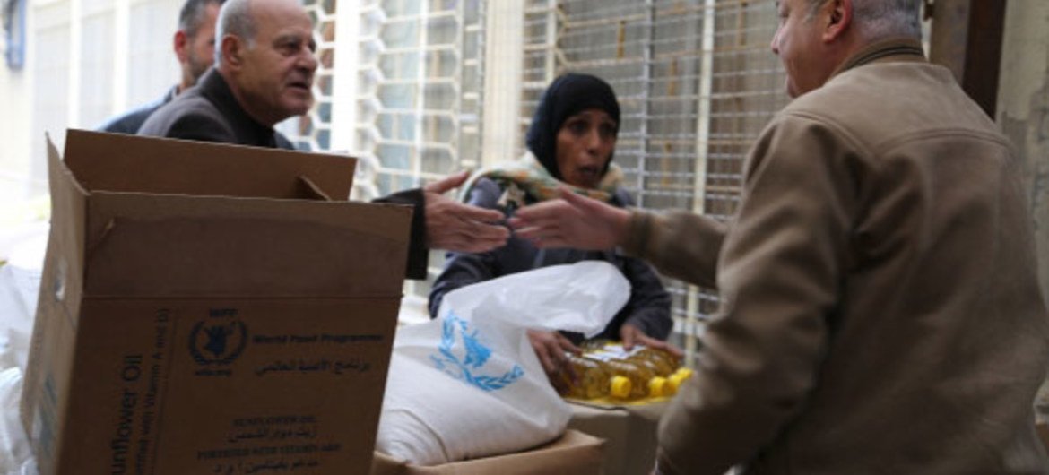 Recent assessments show that almost half the population inside Syria is having trouble getting enough food.