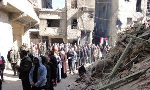 The situation is most critical for people living in communities under siege, such as Yarmouk Palestinian refugee camp in Damascus, Syria.